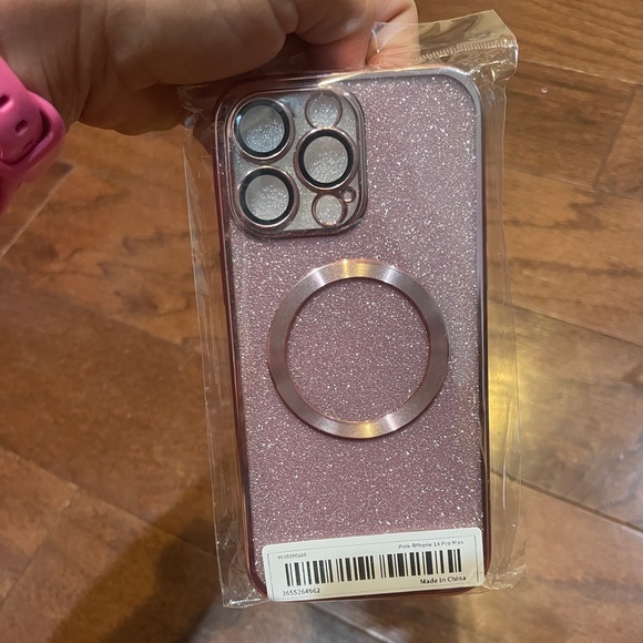 New MagSafe Magnetic Case iPhone 14 Pro Max Pink Glitter NWT - Picture 2 of 4